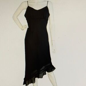 Younique Black Asymmetrical Maxi Dress